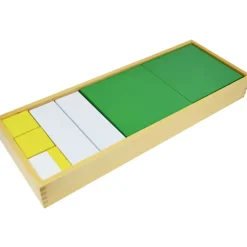 Bandeja de madera potencias de 3 - Montessori