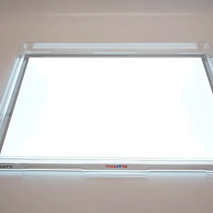 Bandeja de policarbonato para mesas de luz A2 - TickiT