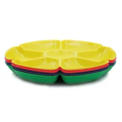 Bandejas de colores para clasificar Flor (6) - TickiT