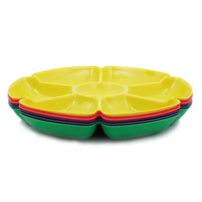 Bandejas de colores para clasificar Flor (6) - TickiT