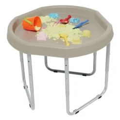 Bandeja sensorial Hexacle beige con soporte - Tuff Tray