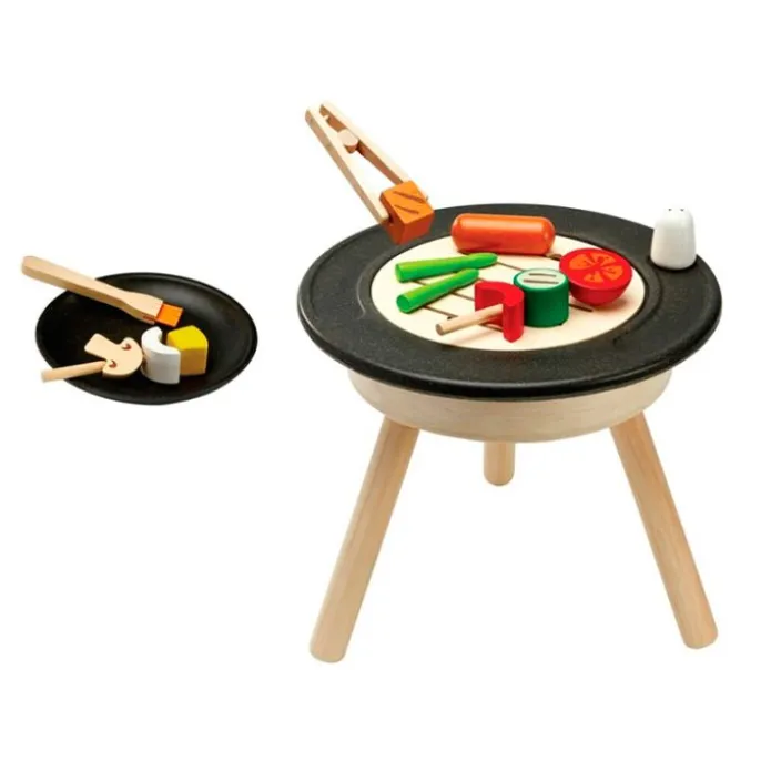 Barbacoa de madera con accesorios - PlanToys