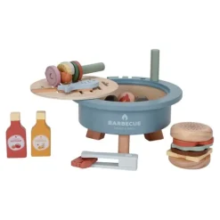 Barbacoa portátil con accesorios de madera - Little Dutch