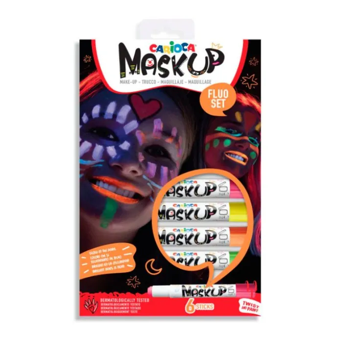 Barras de maquillaje para disfraces neón Twist (6) - Carioca