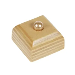Base de madera para 1 perla - Montessori