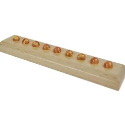 Base de madera para 9 perlas - Montessori