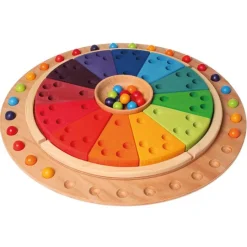 Base y bolas para calendario anual circular de madera - Grimm's