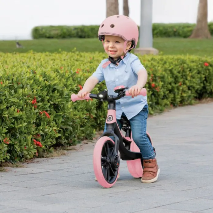 Bicicleta de equilibrio sin pedales Go Bike Elite Duo rosa pastel - Globber