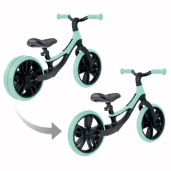 Bicicleta de equilibrio sin pedales Go Bike Elite Duo verde menta - Globber