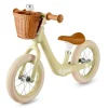 Bicicleta de equilibrio sin pedales Rapid 2 verde pastel con cesta - Kinderkraft