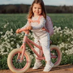 Bicicleta de equilibrio sin pedales rosa - Little Dutch