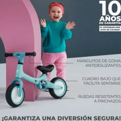Bicicleta de equilibrio sin pedales Tove verde menta - Kinderkraft