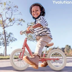 Bicicleta de equilibrio sin pedales Yvelo Classic roja - Yvolution