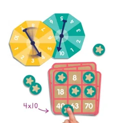 Bingo de las multiplicaciones - Akros