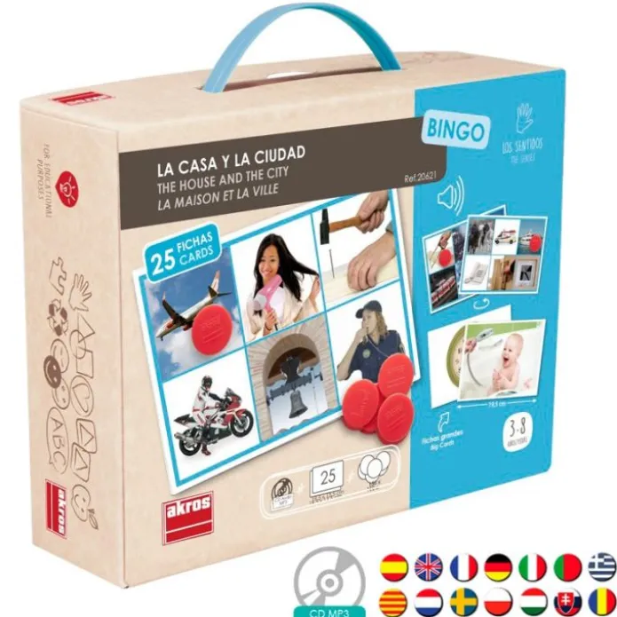 Bingo: sonidos de la casa y la ciudad - Akros