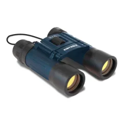 Binoculares con brújula y bolsa de transporte Kidybinoculars azules - Kidywolf