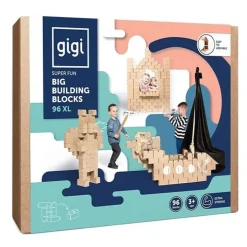 Bloques de construcción de cartón XL (96) - Gigi