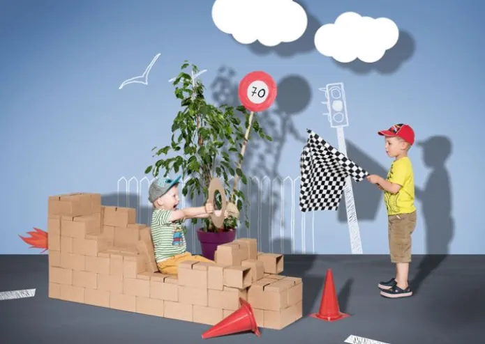 Bloques de construcción de cartón XL (96) - Gigi