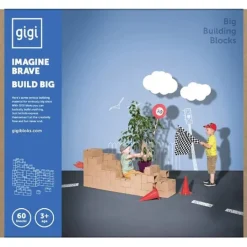 Bloques de construcción de cartón XXL (60) - Gigi