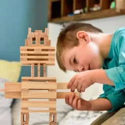 Bloques de construcción de madera natural (100) - KAPLA