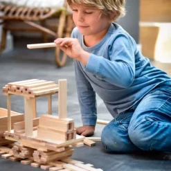 Bloques de construcción de madera natural (100) - KAPLA