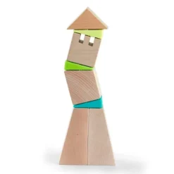 Bloques de construcción de madera Torres inclinadas (29) - HABA