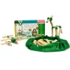 Bloques de construcción de madera (40) y conectores (200) compatibles con KAPLA - Join Clips