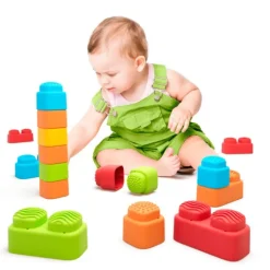 Bloques de construcción sensoriales texturizados (24) - Soft BiBi