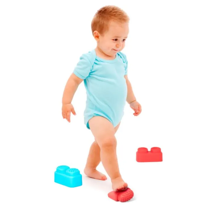 Bloques de construcción sensoriales texturizados (24) - Soft BiBi
