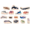 Bloques de madera Animales marinos (15) - TickiT