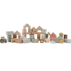 Bloques de madera Granja (50) - Little Dutch