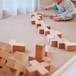 Bloques de madera natural Escaleras (19) - Grimm's