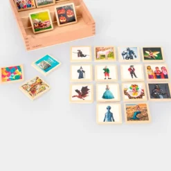 Bloques de madera para contar historias (90) - TickiT