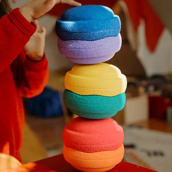 Bloques de movimiento Original Mini Rainbow Classic (6) - Stapelstein