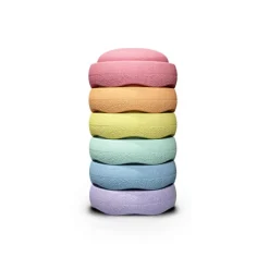 Bloques de movimiento Original Mini Rainbow Pastel (6) - Stapelstein