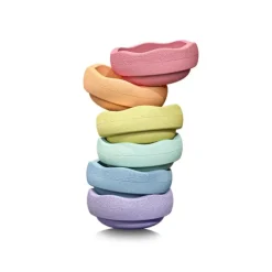 Bloques de movimiento Original Mini Rainbow Pastel (6) - Stapelstein