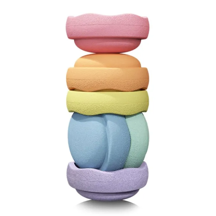 Bloques de movimiento Original Rainbow Pastel (6) - Stapelstein
