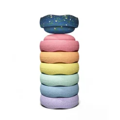 Bloques de movimiento Spring Special Original Mini Rainbow Pastel (7) - Stapelstein
