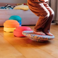 Bloques de movimiento + tabla de equilibrio Original Rainbow Classic (6) - Stapelstein