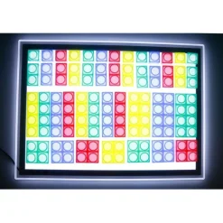 Bloques de silicona de colores translúcidos (24) - TickiT