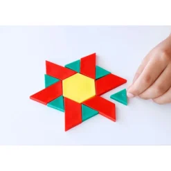Bloques geométricos de colores (250) - EDX Education