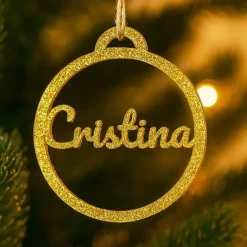 Bola para árbol de Navidad personalizada