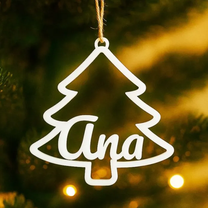 Bola para árbol de Navidad personalizada - Árbol de Navidad