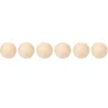 Bolas de madera natural 4,5 cm (6) - Grapat