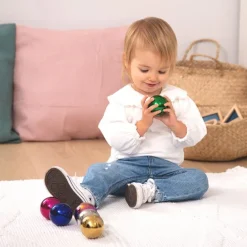 Bolas sensoriales con reflejo y sonido (6) - Tickit