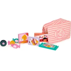 Bolsa con 8 chucherías de madera - Mentari