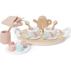 Bolsa con set de té de madera - Miniland