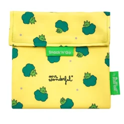 Bolsa reutilizable de tela Brocoli Mr. Wonderful Snack'n'Go - Roll'eat