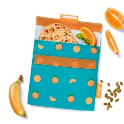 Bolsa reutilizable de tela Orange Snack'n'Go Fruits - Roll'eat
