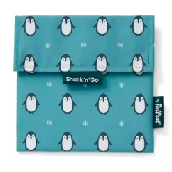 Bolsa reutilizable de tela Penguin Snack'n'Go Animals - Roll'eat